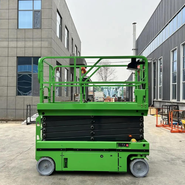 How to store an electric scissor lift?